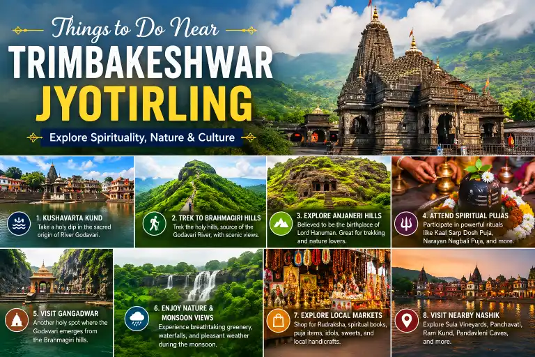 things to do near trimbakeshwar jyotirling temple